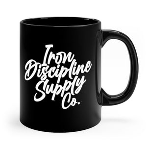 Iron Discipline Script Logo Coffee Mug