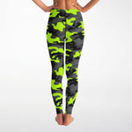 Melon Green Camo Leggings