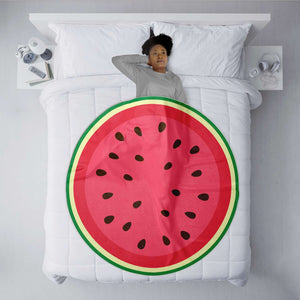 Watermelon Slice Micro Winter Blanket