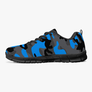 Black Blue Camo Sneakers