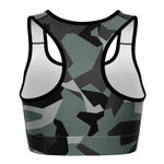 M90 Black Modern Warfare Camo Sports Bra