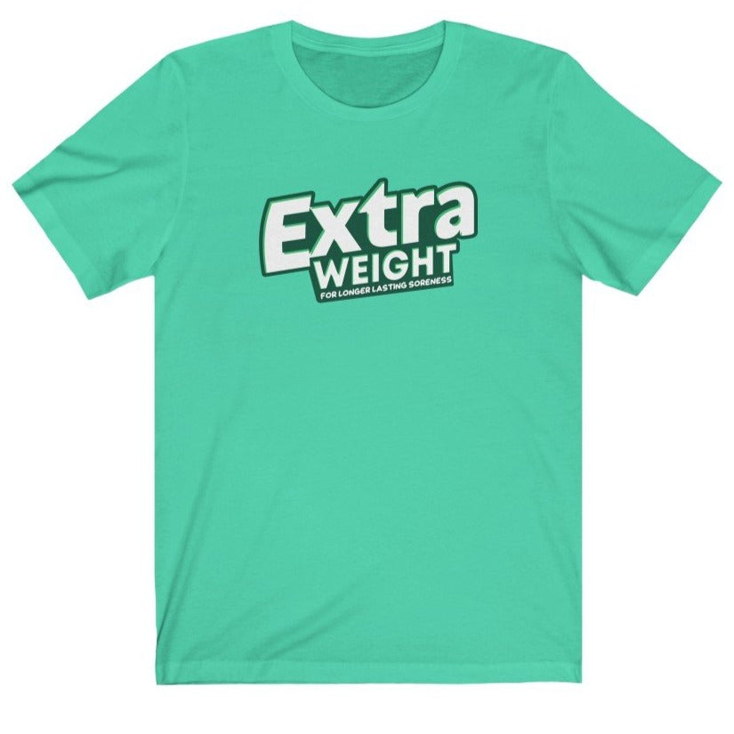Extra Weight For Long Lasting Soreness Heather Mint T-Shirt