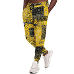 Yellow Paisley Patchwork Joggers