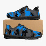 Black Blue Camo Sneakers