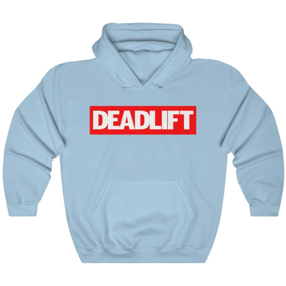 Light Blue Red Deadlift Comic Cosplay Gym Fitness Weightlifting Powerlifting CrossFit Hoodie