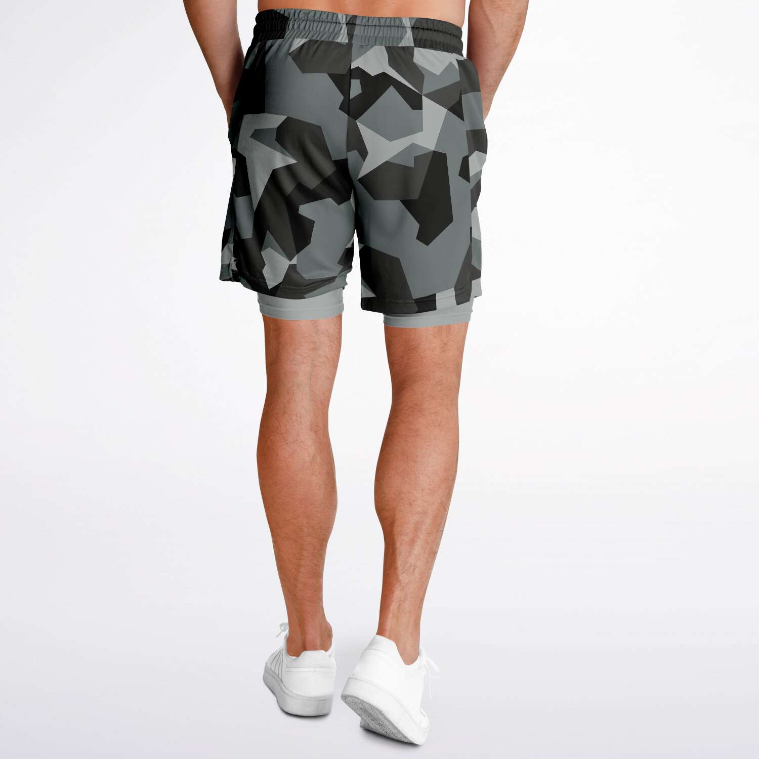 M90 Black Modern Warfare Camo Shorts