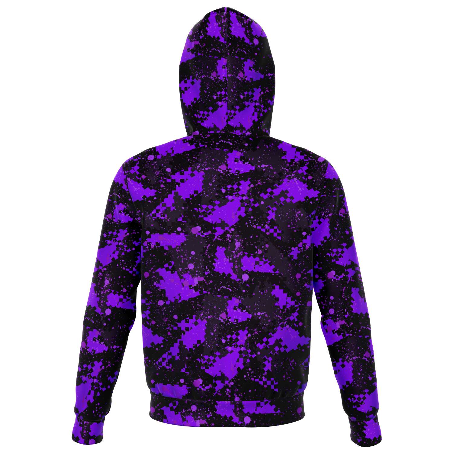 Purple Digital Camo Hoodie