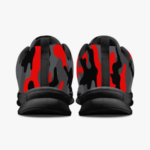 Black Red Camo Sneakers