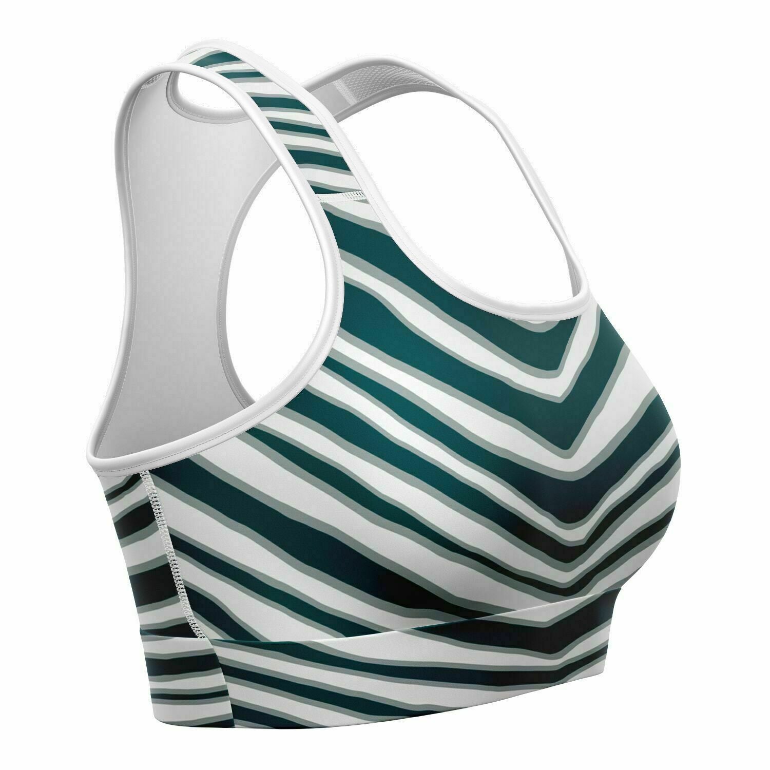 Philadelphia Zebra Stripe Sports Bra