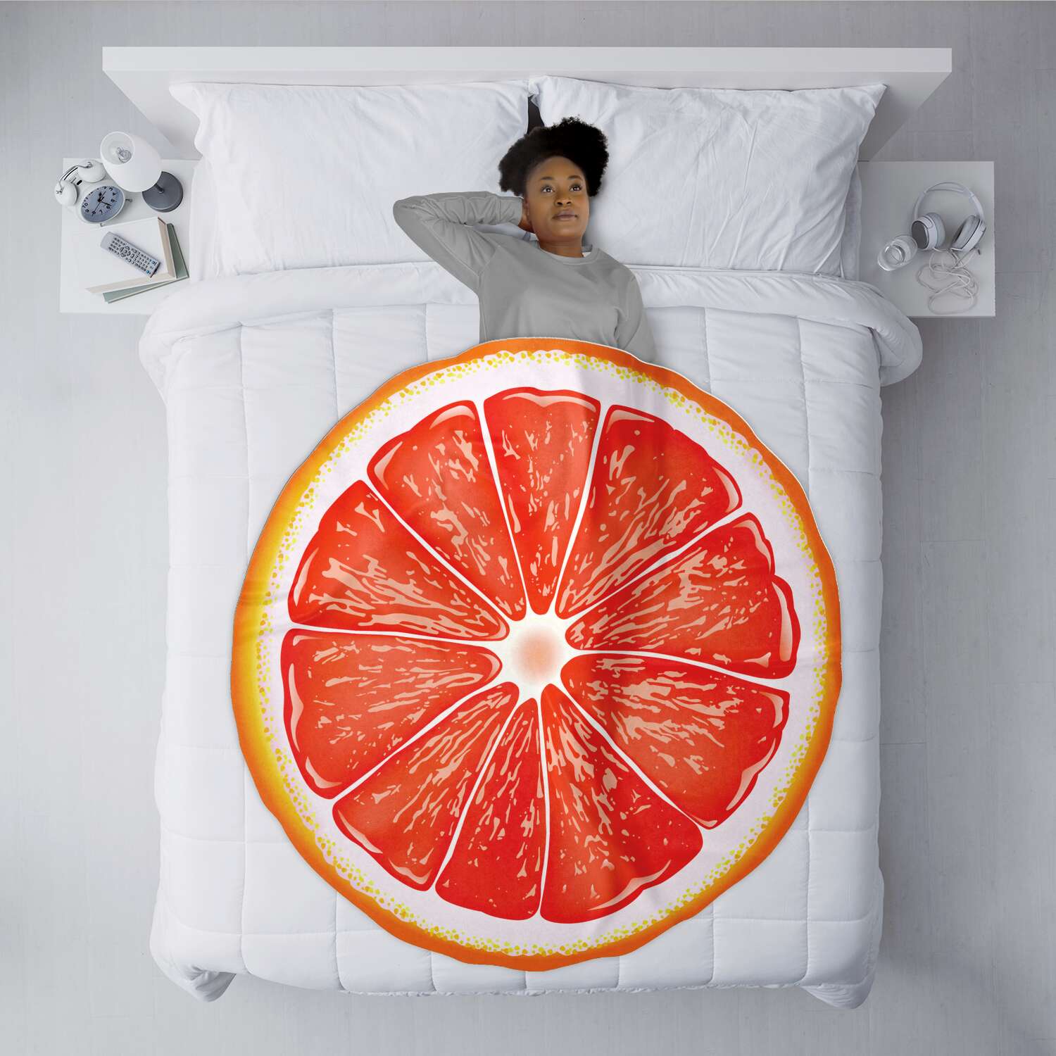 Grapefruit Micro Winter Blanket