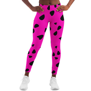 Pink Cave Woman Leggings