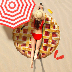 Strawberry Pie Beach Blanket
