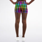 Rainbow Plaid Shorts