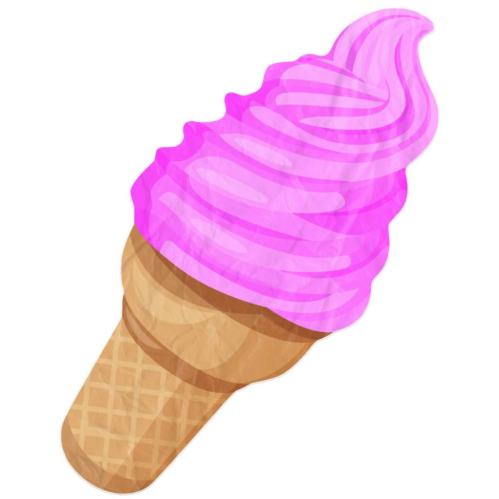 Strawberry Soft Serve Cone Beach Blanket