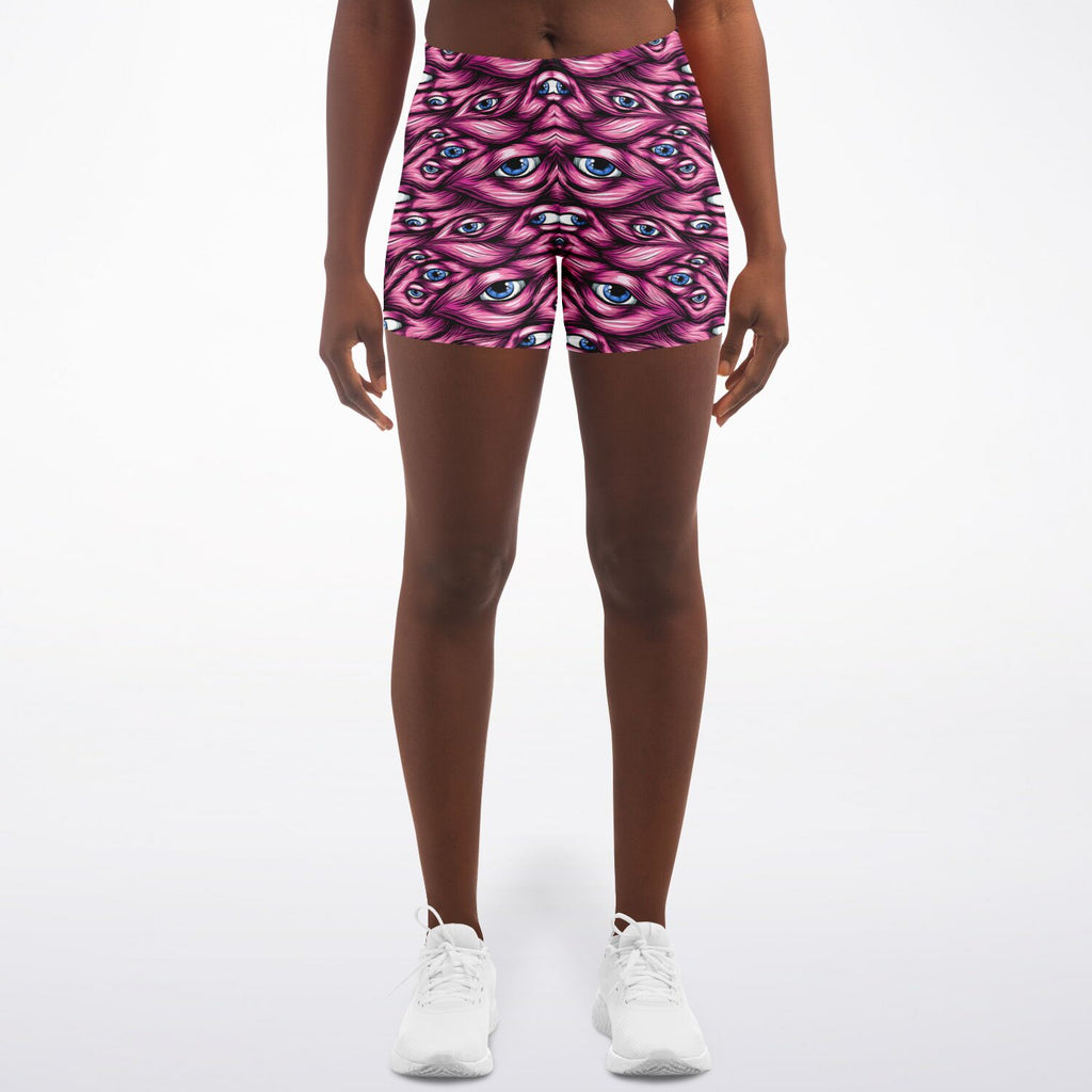 Pink Monster Eyes Shorts