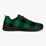 Green Lumberjack Plaid Sneakers