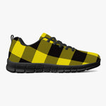 Yellow Lumberjack Plaid Sneakers