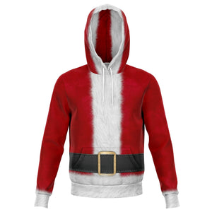 Men's Santa Claus Ugly Christmas Holiday Pullover Hoodie