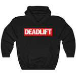 Black Red Deadlift Comic Cosplay Gym Fitness Weightlifting Powerlifting CrossFit Hoodie