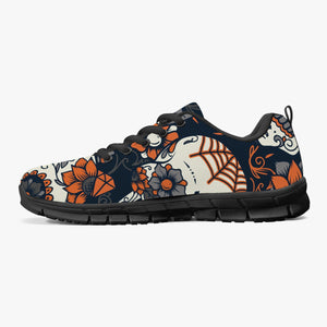 Orange Day Of The Dead Sneakers