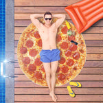 Italian Style Pepperoni Pizza Summer Party Beach Blanket