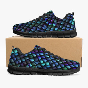 Women's Mother Of Dragons Half Scales Gym Running Sneakers Inside Outside View