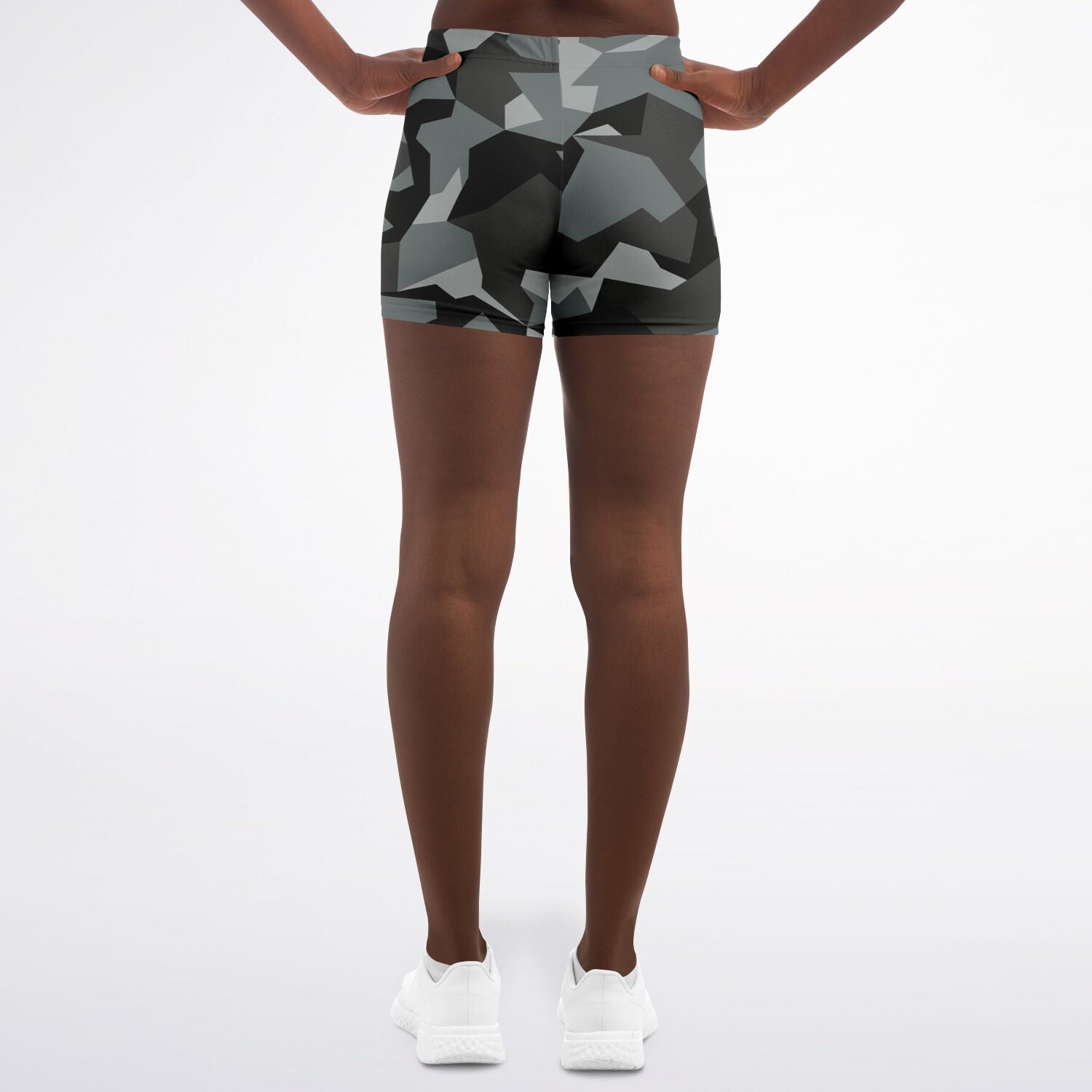 M90 Black Modern Warfare Camo Shorts