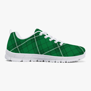 Green Plaid Sneakers