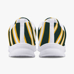 Green Bay Zebra Stripe Sneakers