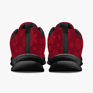 Red Christmas Snowflakes Sneakers