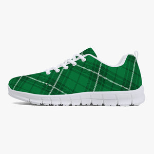 Green Plaid Sneakers