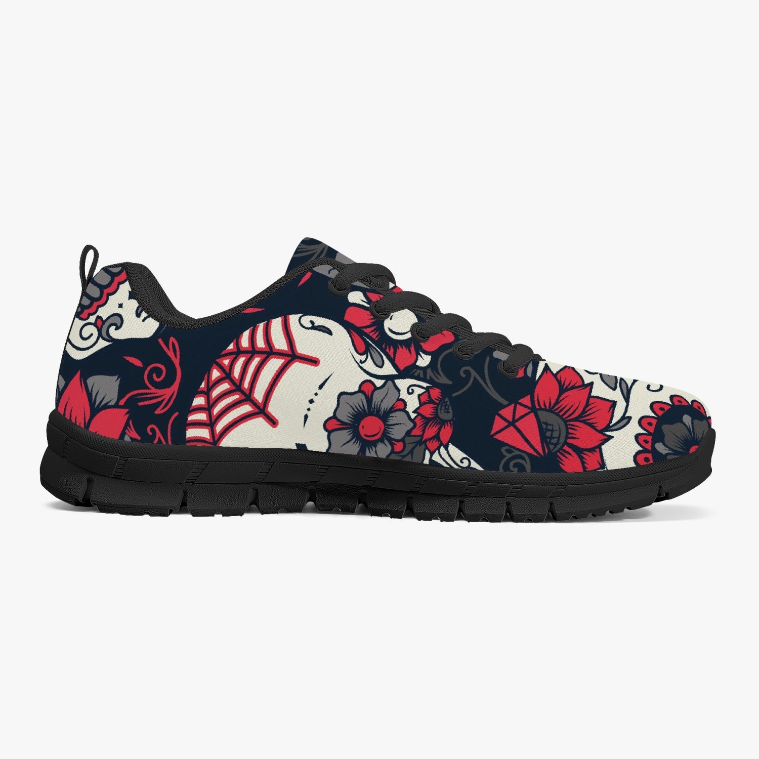 Red Day Of The Dead Sneakers