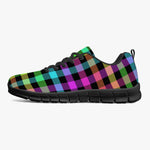 Rainbow Plaid Sneakers