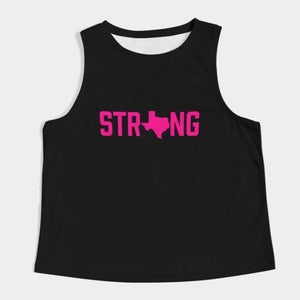 Texas Strong Sleeveless Crop Top