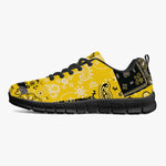 Yellow Paisley Patchwork Sneakers