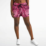 Big Cat Pink Cheetah Running Shorts