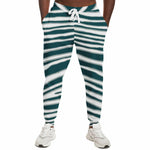 Unisex Philadelphia Football Green Wild Zebra Stripe Animal Pattern Athletic Joggers