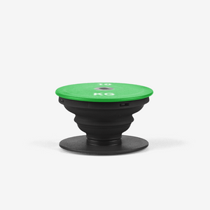 Green 10 KG Olympic Weight Powerlifter Competition Popsocket Black Profile
