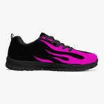 Pink Fire Flames Sneakers