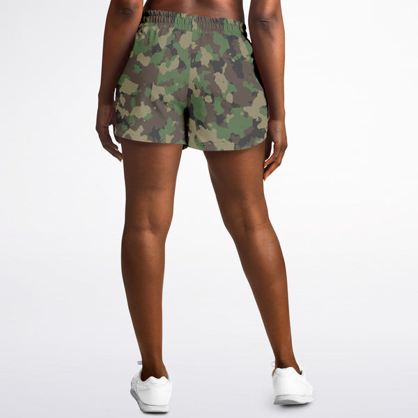 Compression Shorts in Woodland Camo M-