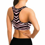 Arizona Zebra Stripe Sports Bra