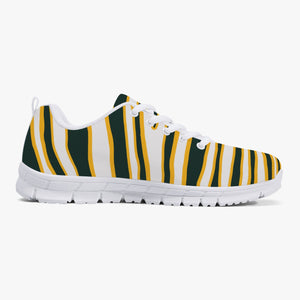 Green Bay Zebra Stripe Sneakers