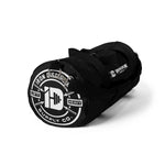 Iron Discipline All Black Gym Duffel Travel Bag Medallion Logo Small