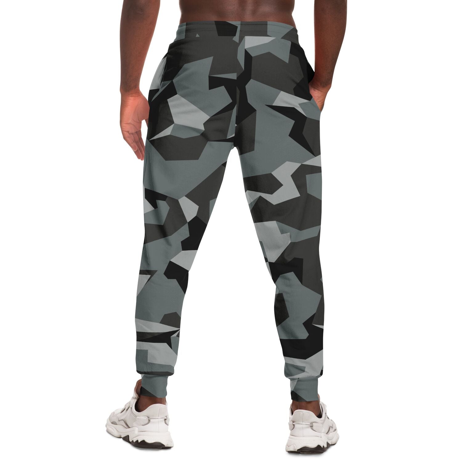 Unisex M90 Black Urban Warfare Camouflage Athletic Joggers
