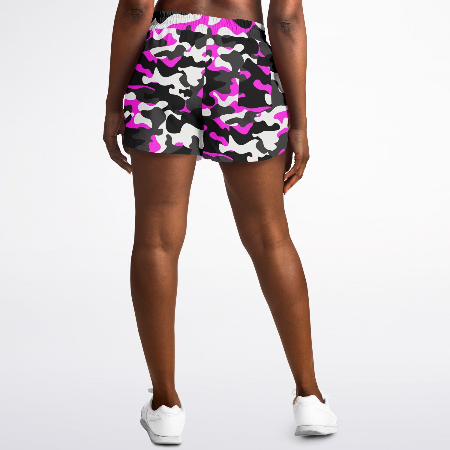 Urban Jungle Pink Camo Running Shorts