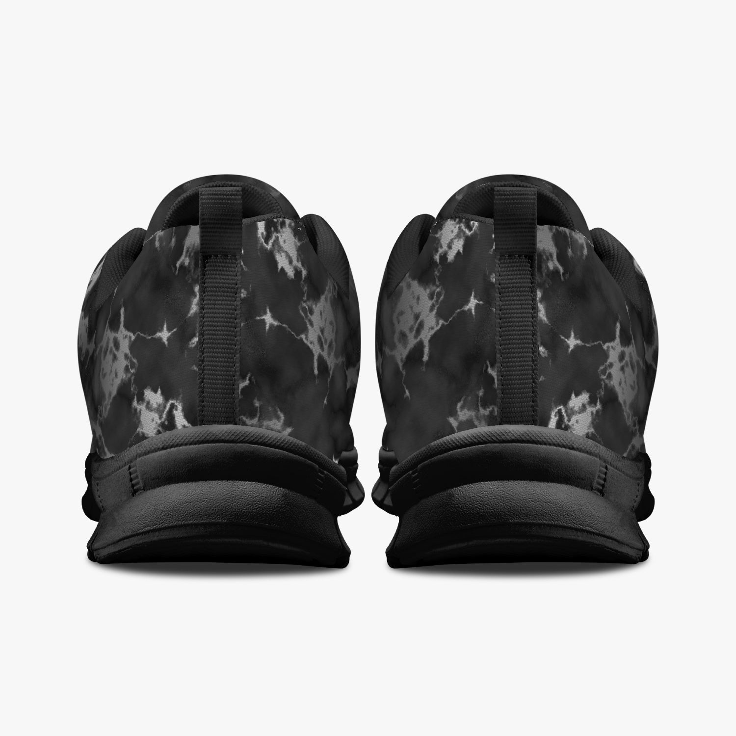 Black Silver Marble Sneakers