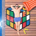 Classic Cube Puzzle Beach Blanket