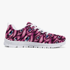 Pink Monster Eyes Sneakers