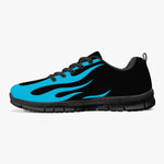 Blue Fire Flames Sneakers