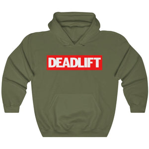 Army Green Red Deadlift Comic Cosplay Gym Fitness Weightlifting Powerlifting CrossFit Hoodie